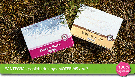 Santegra - papildu rinkinys moterims - PerFem Forte™ (30) + Wild Yam GP (30) santegra-papildu-rinkinys-moterims-perfem-forte-wild-yam-gp-kaina-akcija-pigiau
